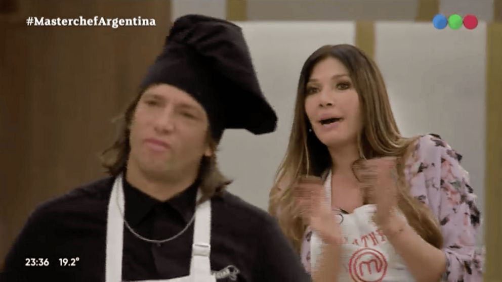 "MasterChef Celebrity 3": el gesto de Catherine Fulop que puso en riesgo a Joaquín Levinton.