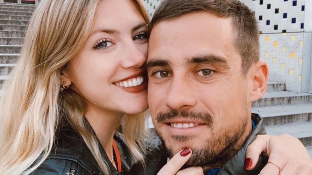 Stephanie Demner est� embarazada de Guido Pella.