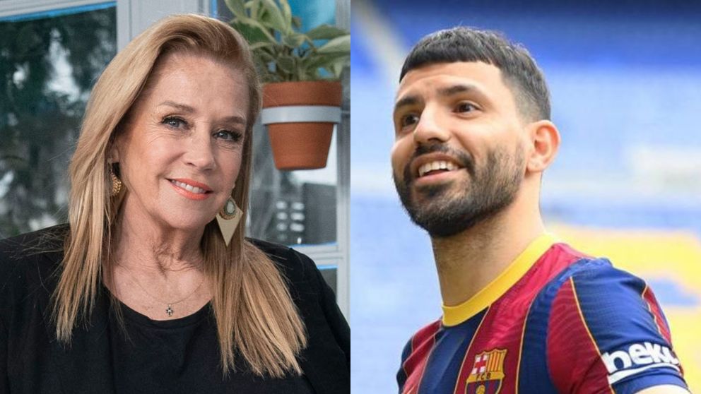 Marcela Tinayre se reunió con el Kun Agüero.
