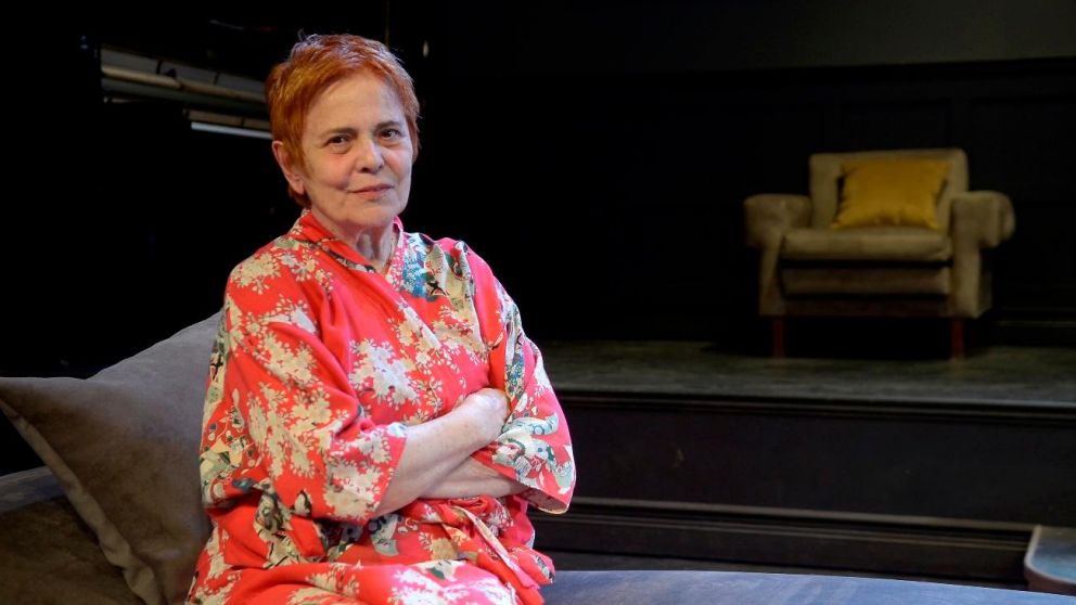 Leonor Manso, una actriz de prestigio que no teme a los desafíos. (Foto Crónica - Fernando Pérez Ré)