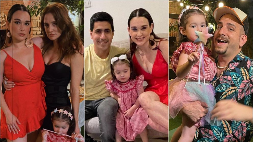 Lali González, Nicolás García Hume y Bárbara Lombardo, de "La 1-5/18" celebraron Navidad juntos.