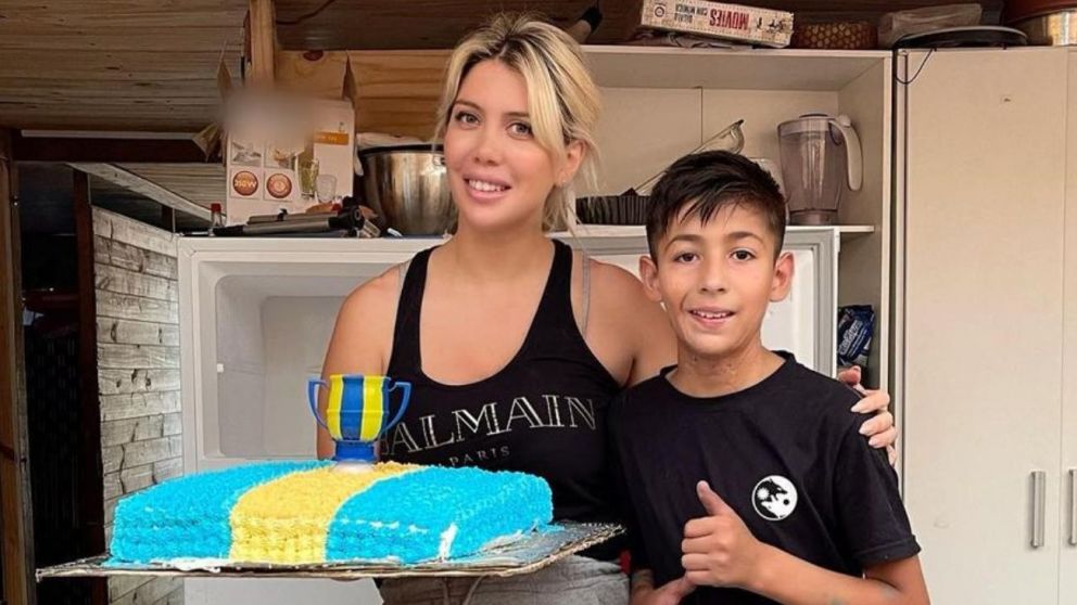 El encuentro viral entre Wanda Nara y Joaquín Nahuel.
