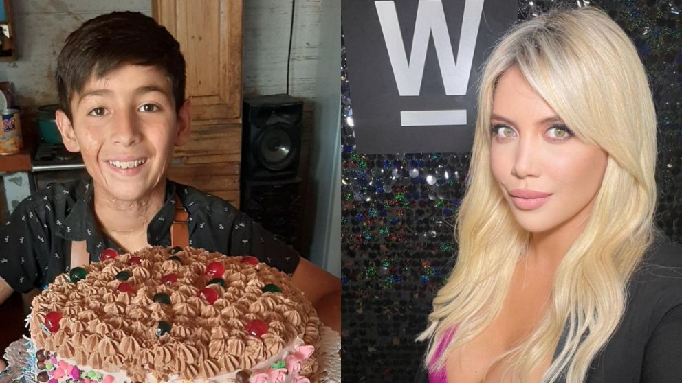 El cruce entre Joaquín Nahuel y Wanda Nara tuvo final feliz.