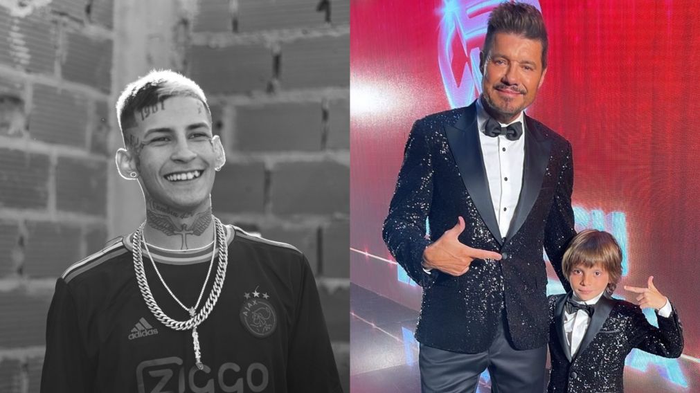 L-Gante ayudó a Marcelo Tinelli con su hijo Lorenzo en la final de "ShowMatch: La Academia".