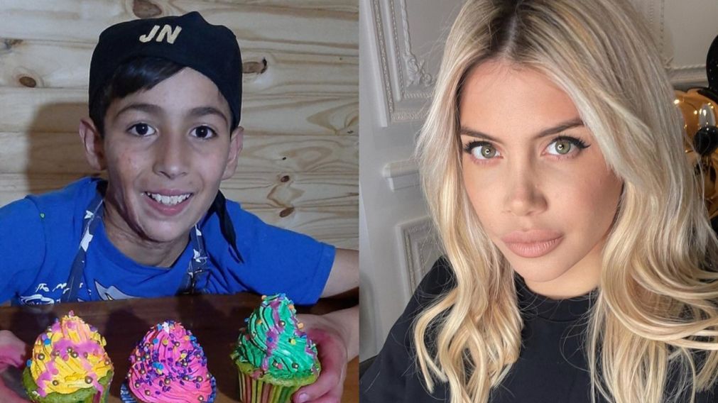 Wanda Nara le encargó una torta a Joaquín Nahuel.