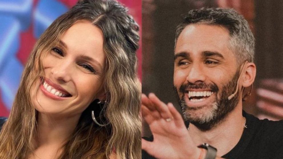 Los ensayos de Pampita y el Pollo Álvarez para conducir los Martín Fierro de Cable por Crónica HD.