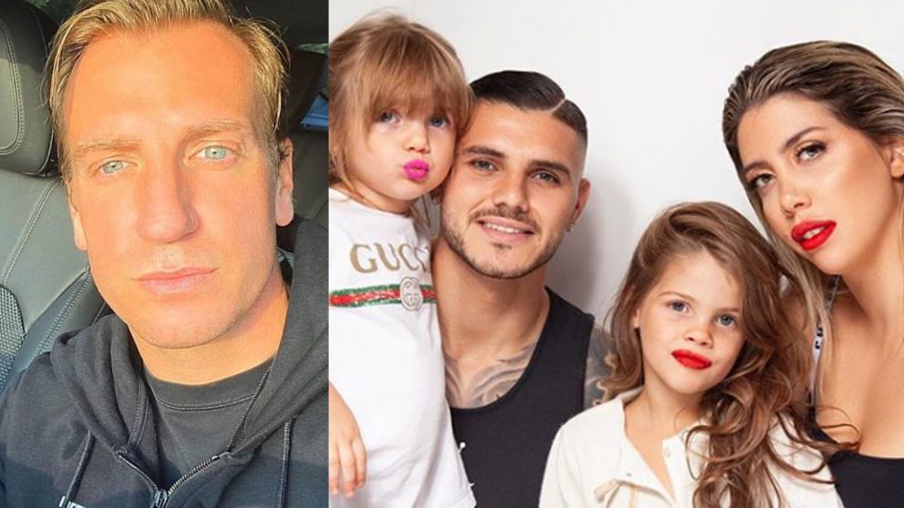 Maxi López cuidó a Francesca e Isabella Icardi tras la polémica con la China Suárez.