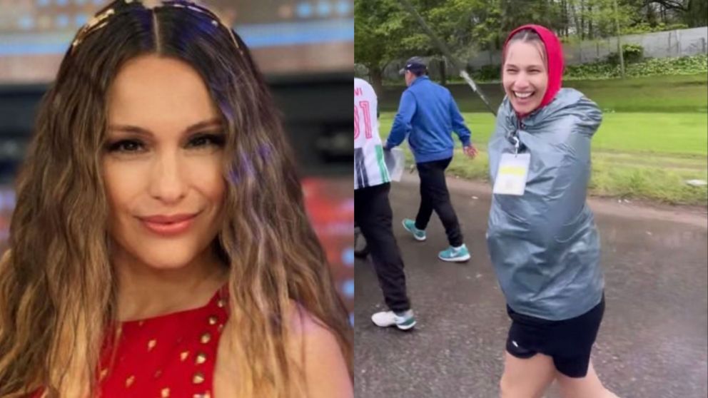 Pampita vivió un momento con las emociones a flor de piel al llegar a la Basílica de Luján.