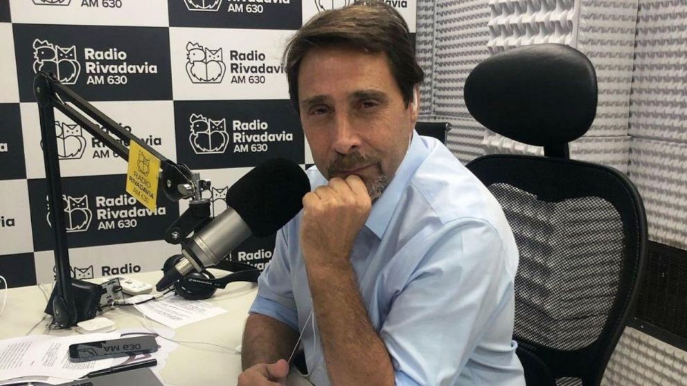 Eduardo Feinmann, a punto de ser padre por primera vez.