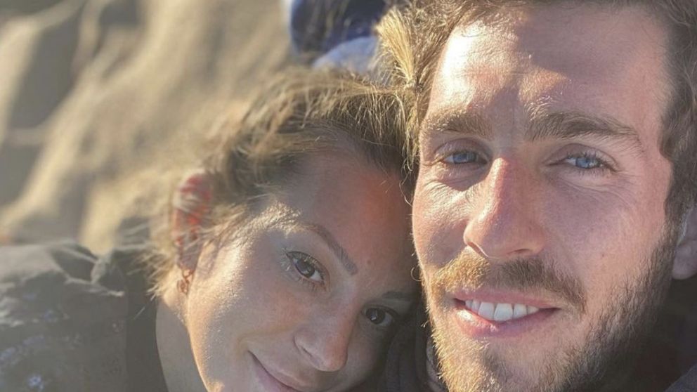 Noelia Marzol, junto a su marido Ramiro Arias.