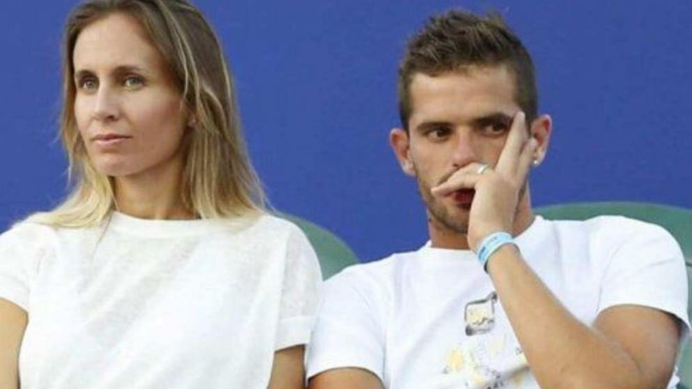 Gisela Dulko y Fernando Gago, separados.