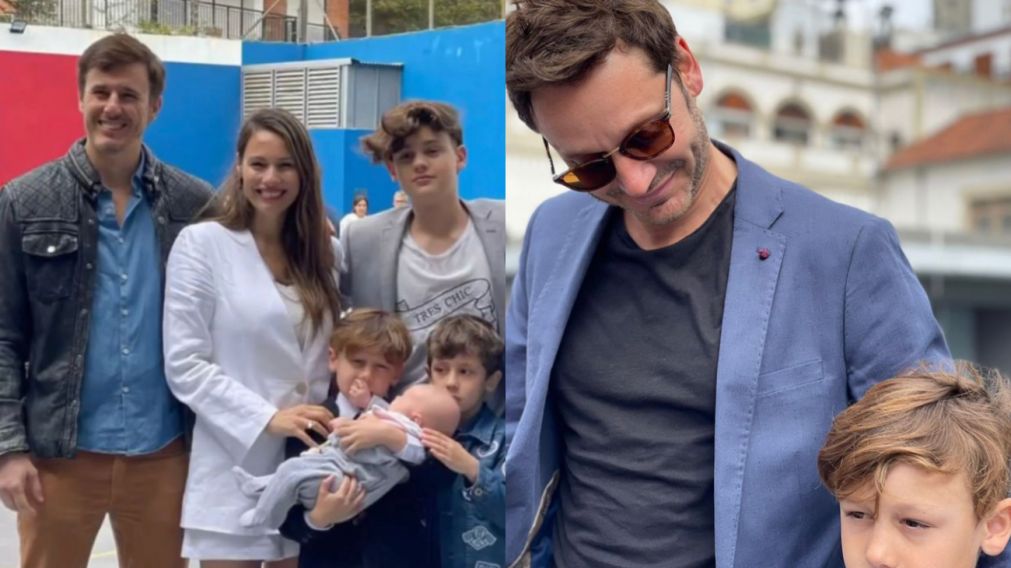 La comunión de Beltrán, hijo de Pampita y Benjamín Vicuña.