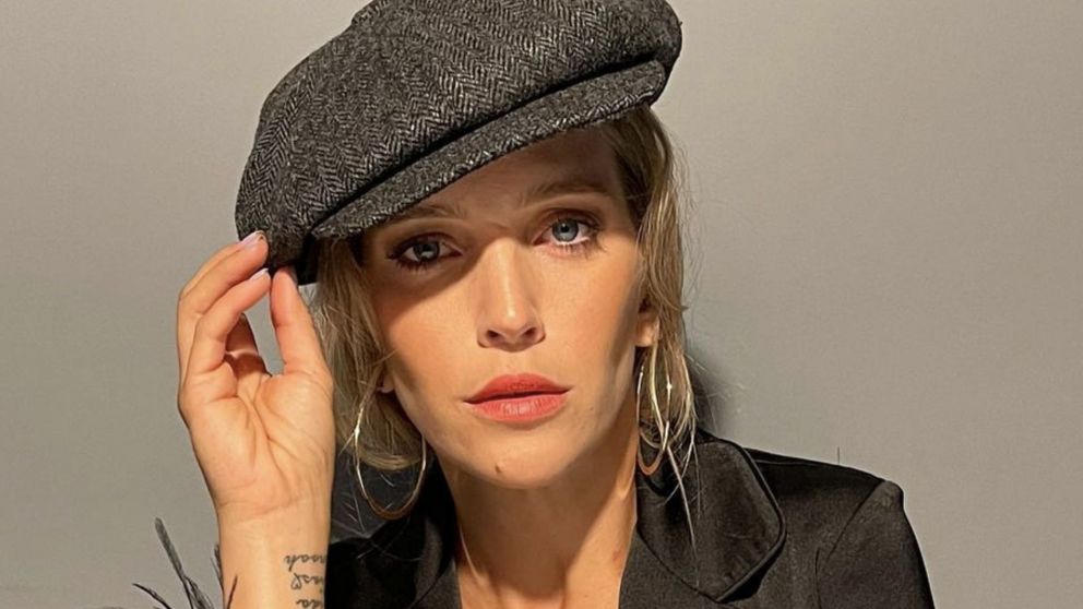 Luisana Lopilato, a pura grabación en la capital.