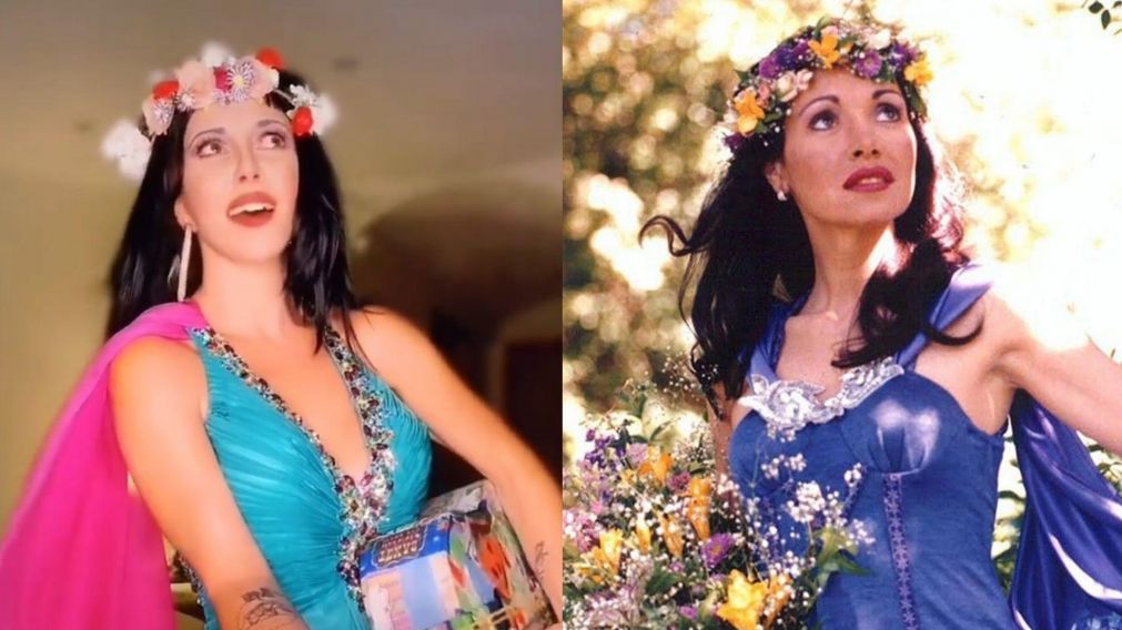 La actriz homenajeó a la cantante de una forma muy particular.