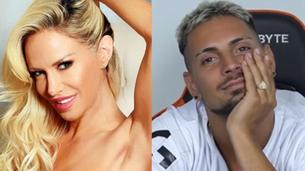 Mucha buena onda entre el streamer y la bailarina.