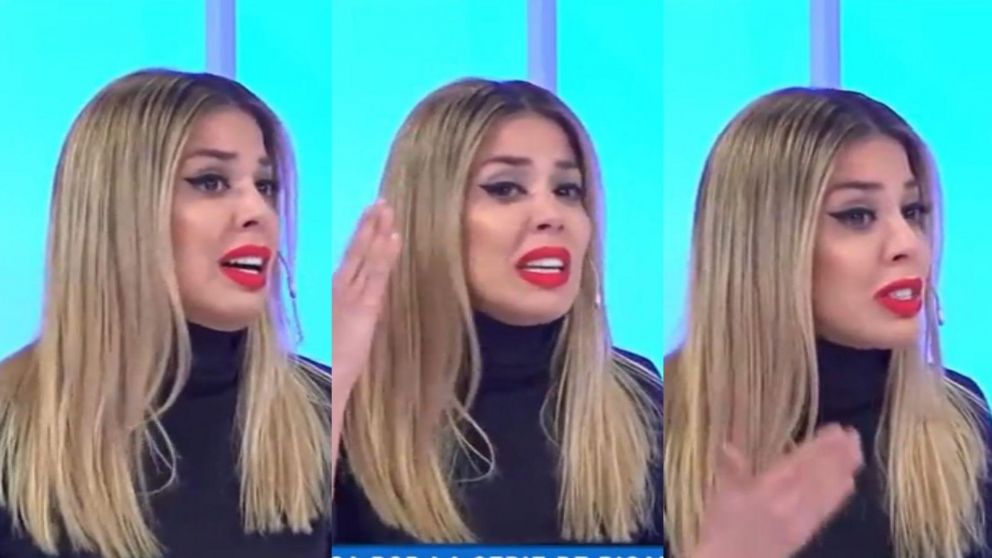 La panelista no pudo esconder las lágrimas.