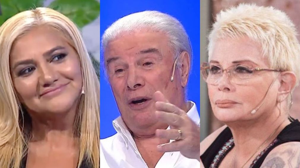 Saltaron chispazos entre los dos artistas.