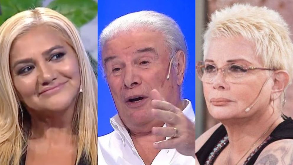 Saltaron chispazos entre los dos artistas.