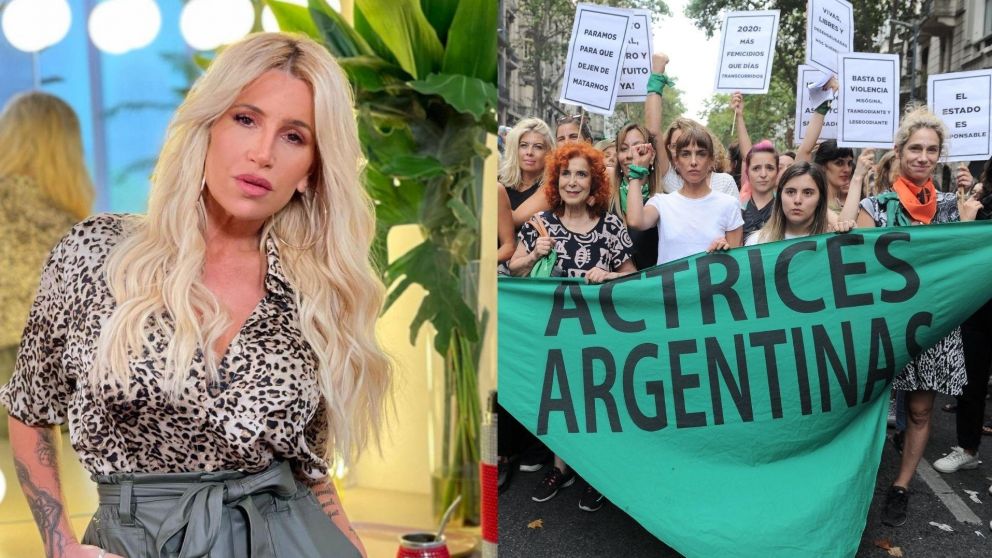 La Colectiva de artistas apoyó a la conductora