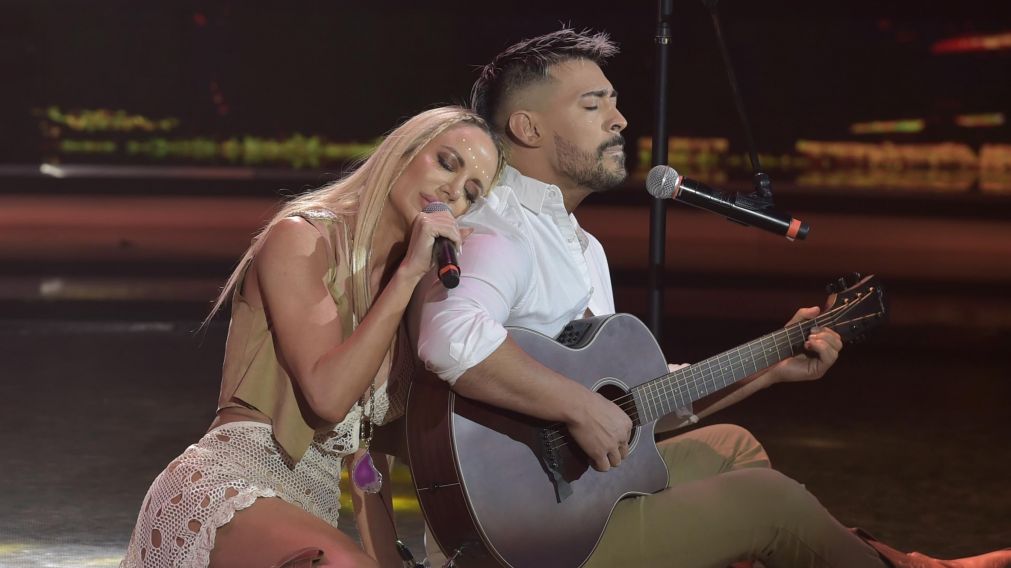 La pareja sorprendió a todos(Gentileza: LaFlia - Jorge Luengo y Julio Ruiz).