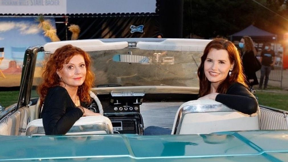 Las actrices, amigas inseparables desde el famoso largometraje.