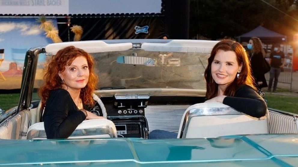 Las actrices, amigas inseparables desde el famoso largometraje.