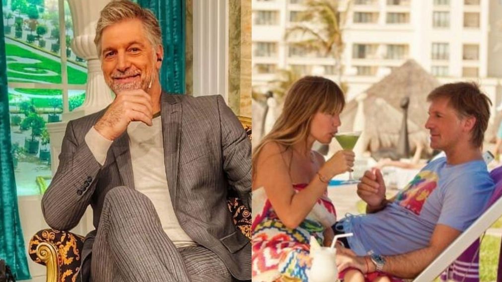 El modelo se cruz� con �ngel de Brito