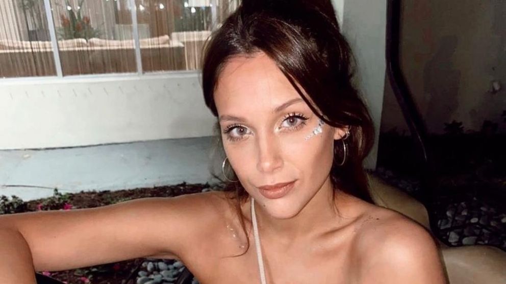 La joven viaj� con un grupo de amigas.