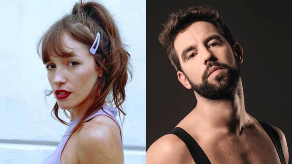 La joven actriz se mostró muy contenta por su ex pareja.