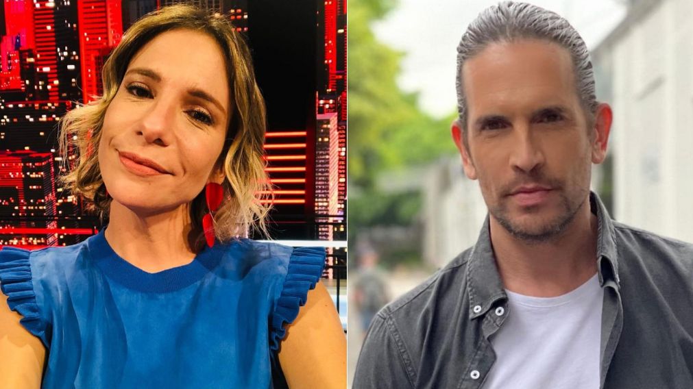 La periodista y el actor discutieron sobre chistes machistas y retrógrados.
