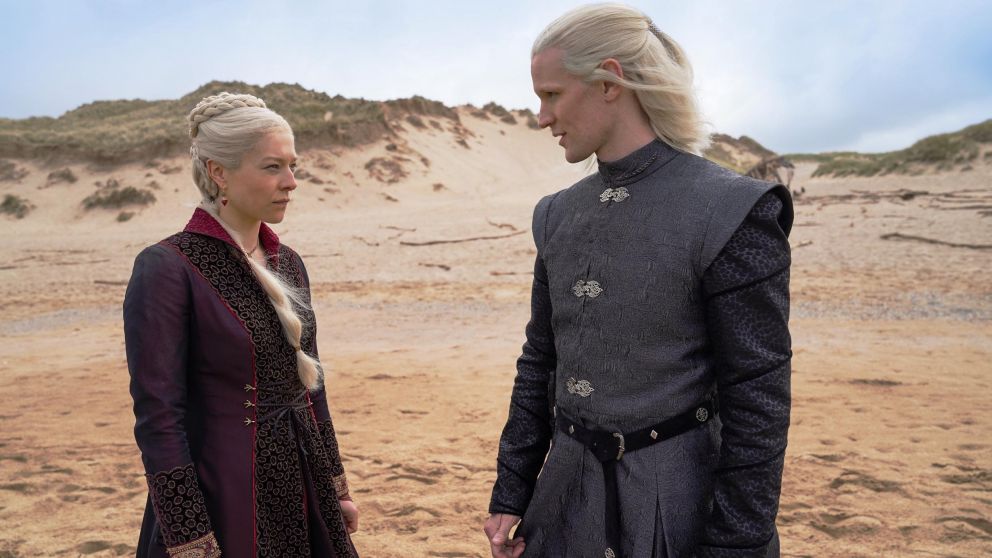 Los príncipes Rhaenyra y Daemon Targaryen, protagonistas.
