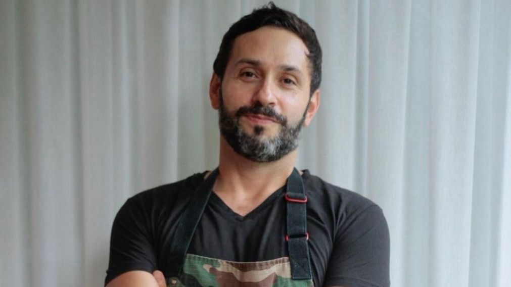 El chef, con convicciones acerca de la gastronom�a.
