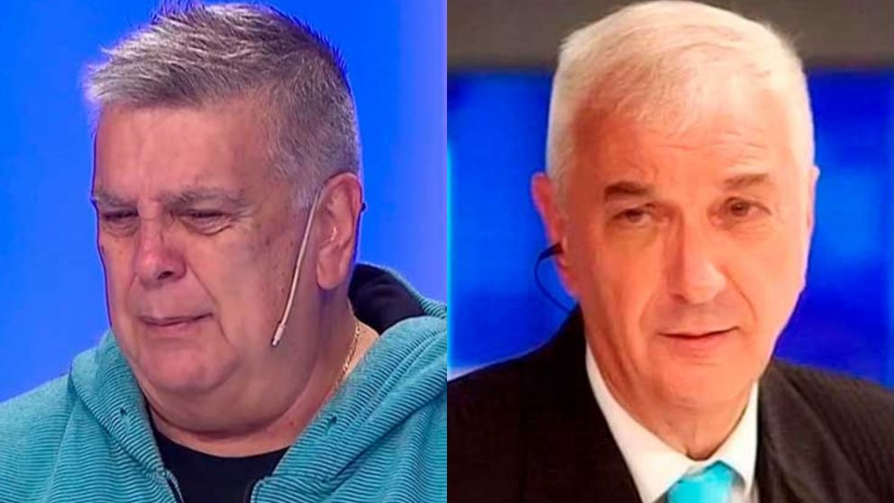 El periodista no aguantó la emoción al despedir a su amigo en la pantalla de América TV.