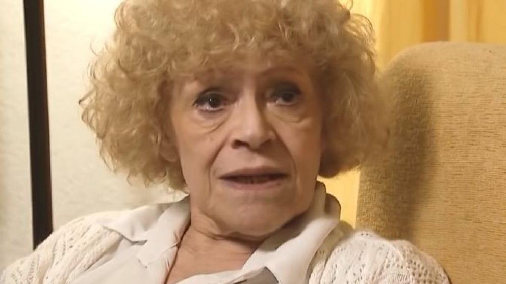 María Rosa Fugazot mostró su tristeza por la situación del actor.