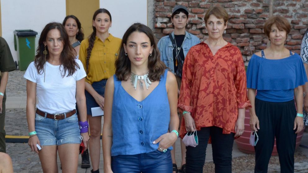 La actriz encabezó una conferencia junto al colectivo Actrices Argentinas. (Fernando Pérez Re/Diario Crónica)