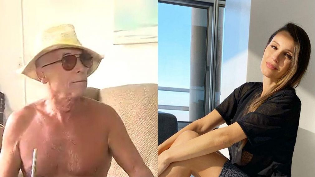 El actor se mostró más relajado que nunca en televisión.