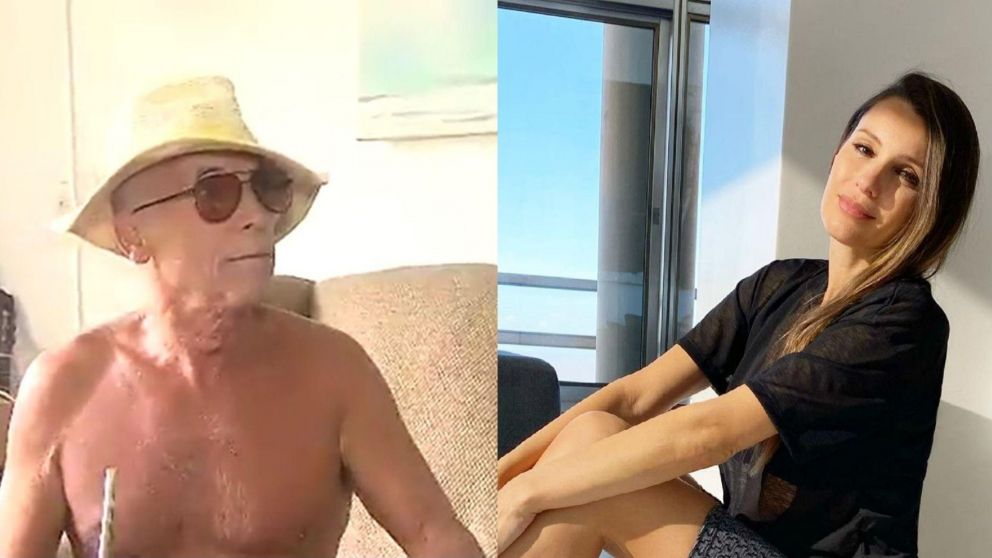 El actor se mostr� m�s relajado que nunca en televisi�n.