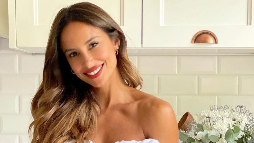 La modelo sorprendi� con el antes y despu�s de su casa.