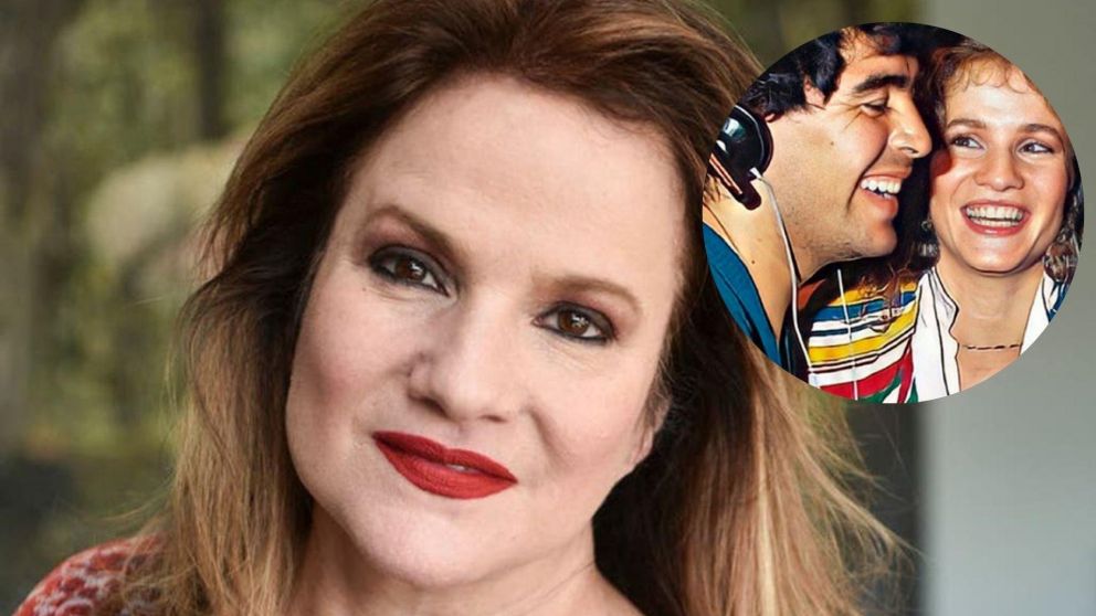 La artista recordó su romance con el Diez.