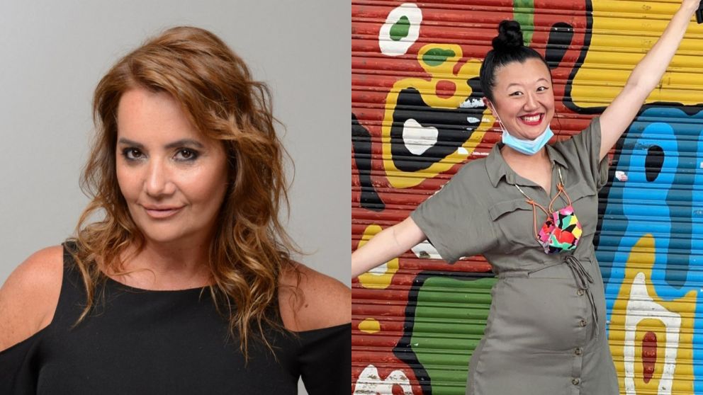 La periodista llevó noticias alentadoras sobre la salud de Karina Gao.