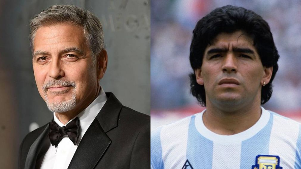 George Clooney se mostró consternado tras la muerte de Maradona.