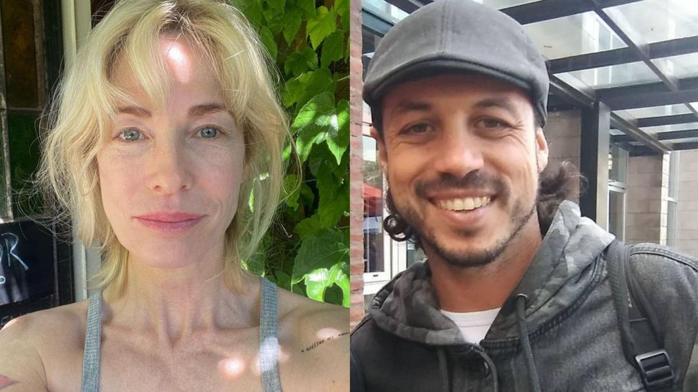 La actriz se mostr� muy rom�ntica con el periodista.
