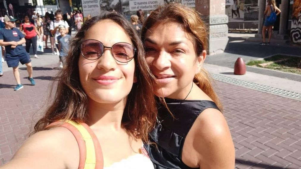 Agostina Alarcón se mostró angustiada.