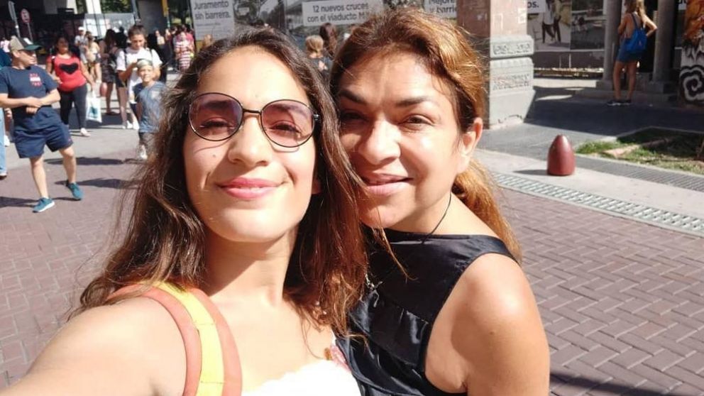 Agostina Alarcón se mostró angustiada.