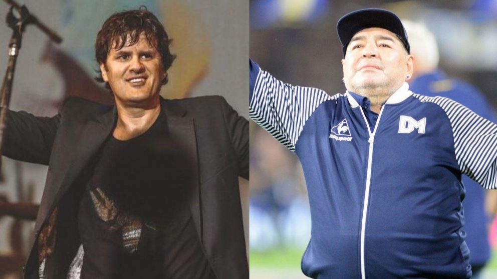 El músico le dedicó una especial despedida a Maradona.