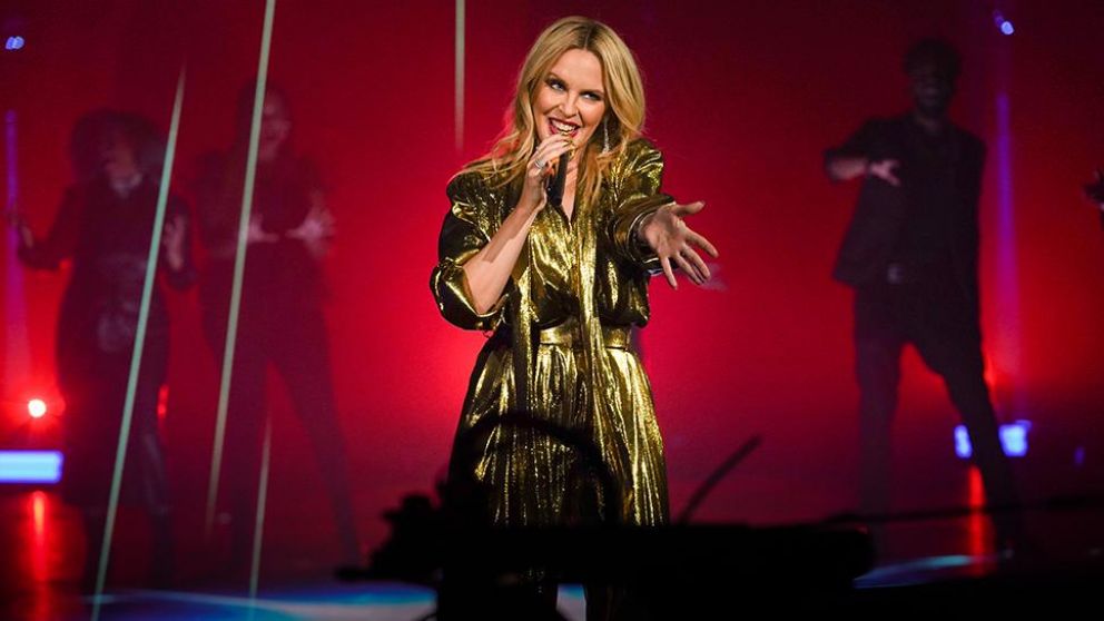 La diva de la canción pop Kylie Minogue presenta "Disco".