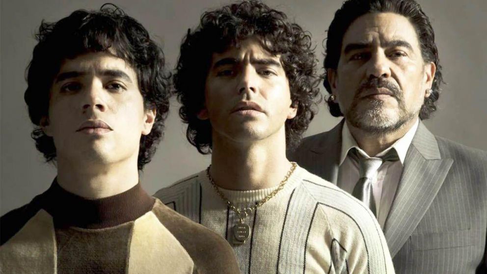 Las sorprendentes imágenes de los actores que encarnarán a Diego Maradona.