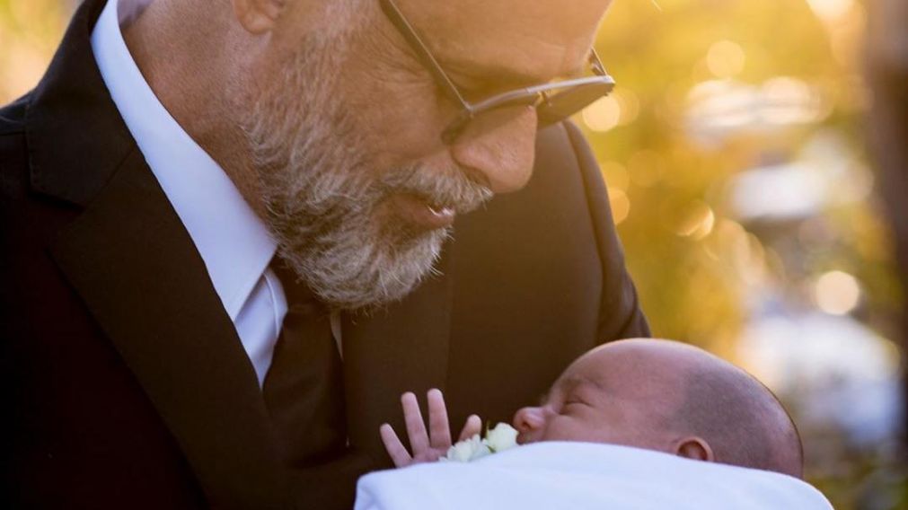 Adorable grabaci�n del periodista con el hijo de More Rial.