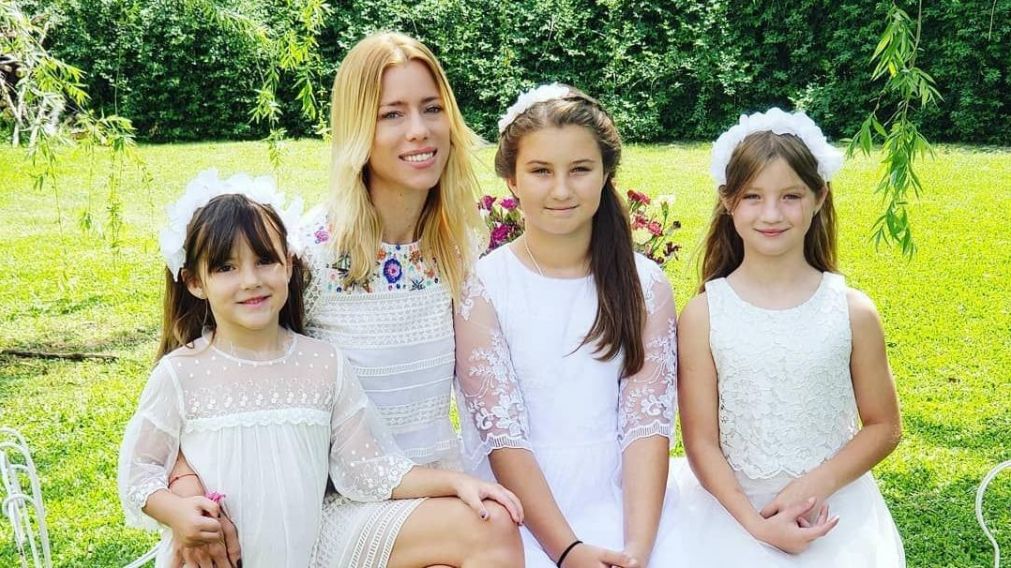 Nicole Neumann festejó su cumpleaños con sus hijas en Punta del Este.