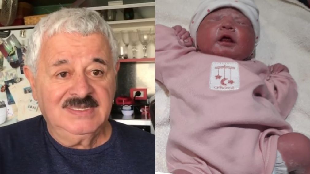 El periodista compartió su felicidad por la llegada de su primera nieta.